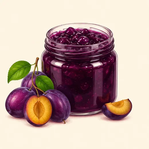Mürdüm Eriği Reçeli - Büyük Boy (660GR)